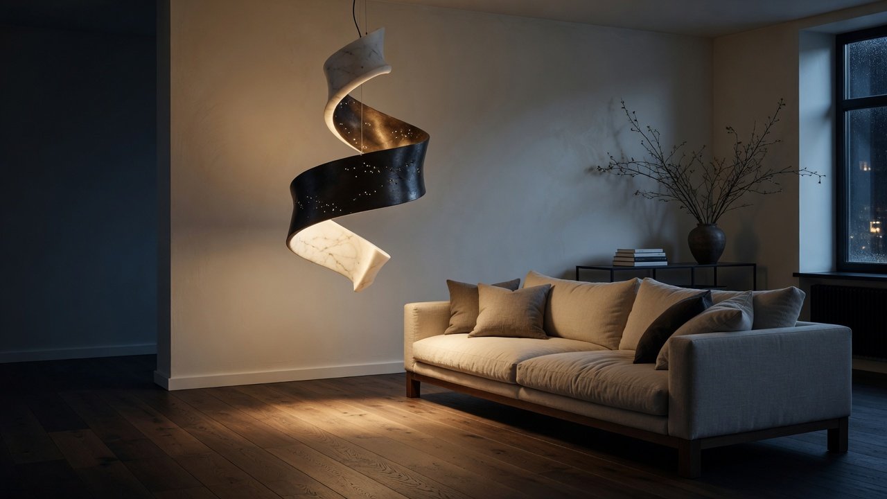 Light that shapes the room.