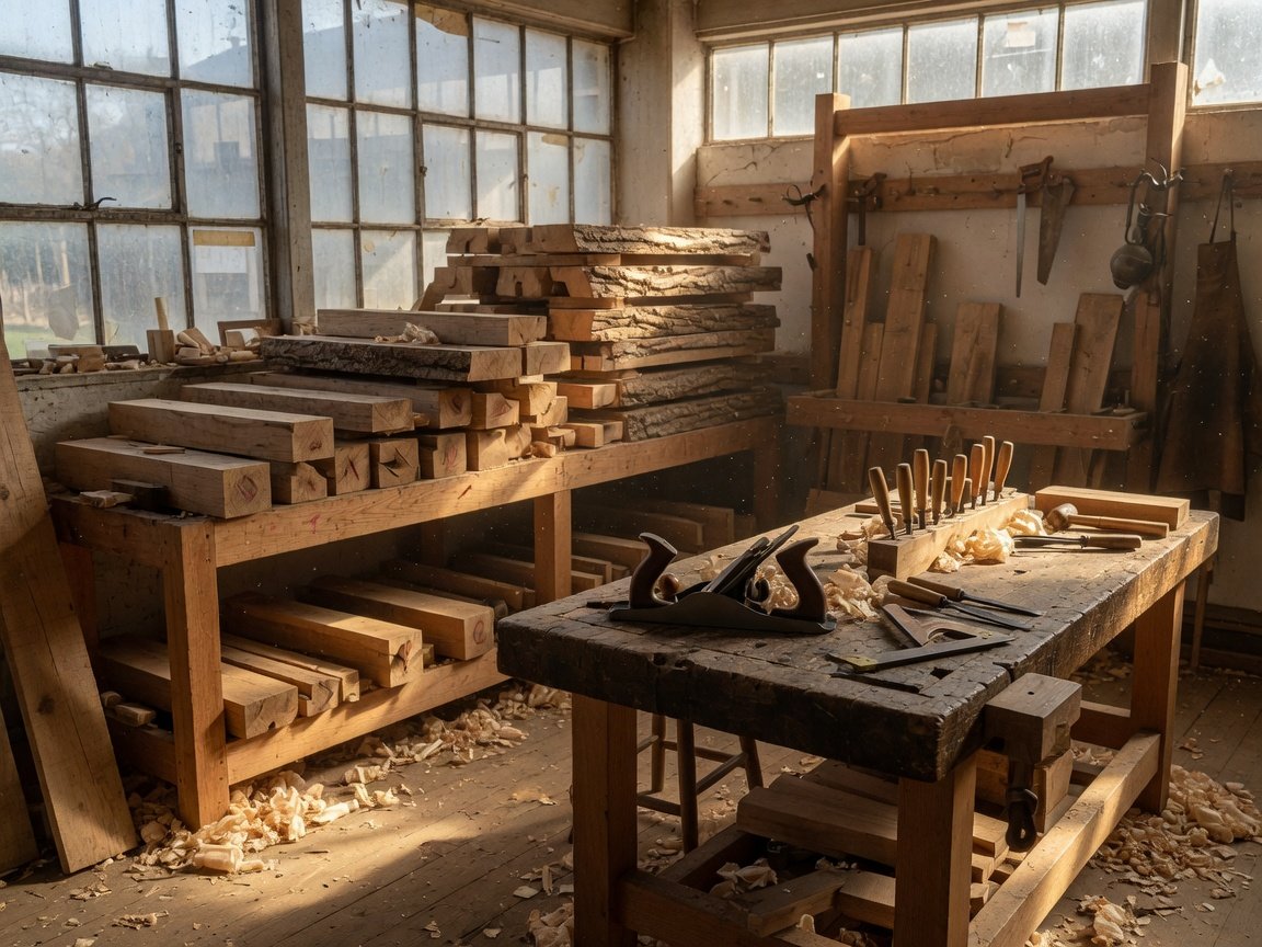 Workshop floor